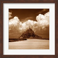 Framed Mont San Michel