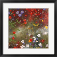 Framed 'Gardens in the Mist III' border=