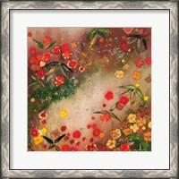 Framed 'Gardens in the Mist XI' border=