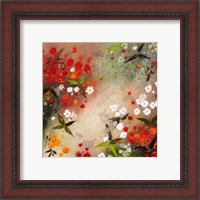 Framed 'Gardens in the Mist XII' border=