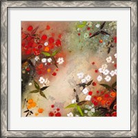 Framed 'Gardens in the Mist XII' border=