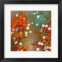 Framed 'Gardens in the Mist XIV' border=