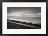 Framed Lake Superior Beach III BW