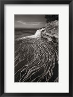 Framed Pictured Rocks Michigan I BW