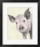 Framed Oink Pink Crop