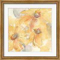 Framed 'Golden Clematis II' border=