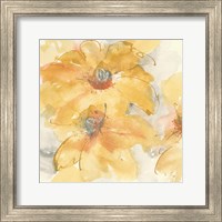 Framed 'Golden Clematis I' border=