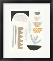 Mixed Shapes IV Framed Print