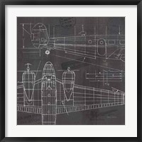 Framed Plane Blueprint II