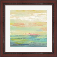 Framed 'Pink Clouds II' border=