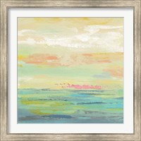 Framed 'Pink Clouds II' border=