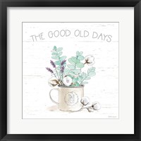 Farmhouse Cotton III Framed Print