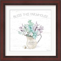 Framed 'Farmhouse Cotton II' border=