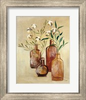 Framed 'Cotton Still Life II' border=