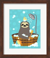 Framed Bathing Sloth