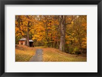 Framed Autumn Home