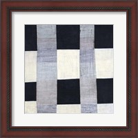 Framed 'Gray Plaid 2' border=