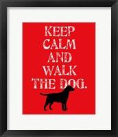 Framed Keep Calm (Labrador)