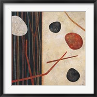 Sticks and Stones I Framed Print