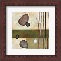 Framed 'Sticks and Stones VI' border=