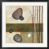 Sticks and Stones VI Framed Print