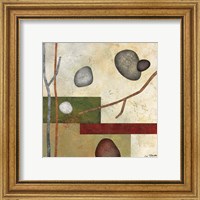 Framed 'Sticks and Stones VII' border=