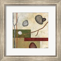 Framed 'Sticks and Stones VII' border=