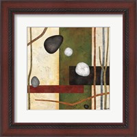 Framed 'Sticks and Stones VIII' border=