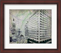 Framed 'Cityscape II' border=