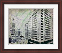 Framed 'Cityscape II' border=