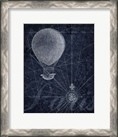 Framed 'Hot Air over Paris I' border=