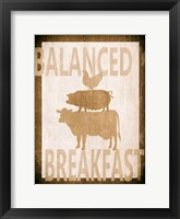 Framed Balanced Breakfast Two