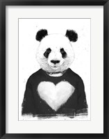 Framed Lovely Panda