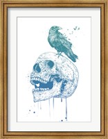 Framed New Skull (Blue)