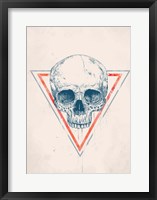 Framed Skull in Triangle No. 2