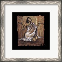 Framed 'Soulful Grace IV' border=