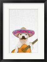 Framed Dog Guitarist