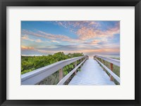 Framed Walk To Sunset Beach