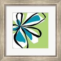 Framed 'Oh So Pretty - Green' border=