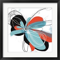 Framed 'Flower Dances 1' border=