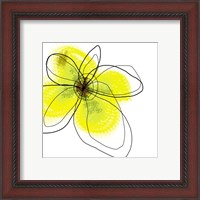 Framed 'Yellow Petals Four' border=