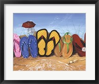 Framed Flip Flop Fence