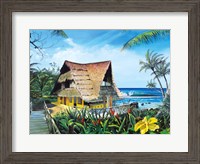 Framed Hawaiian Hideaway