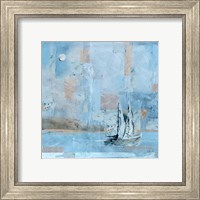 Framed 'Sailboat No. 1' border=