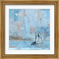 Framed 'Sailboat No. 1' border=