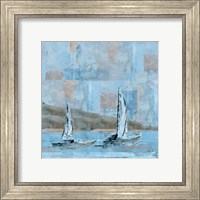 Framed 'Sailboat No. 2' border=