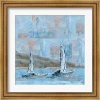 Framed 'Sailboat No. 2' border=