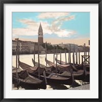 Framed Campanile Vista with Gondolas