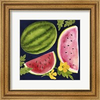 Framed 'Fresh Fruit II' border=