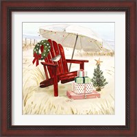 Framed 'Christmas Coast II' border=